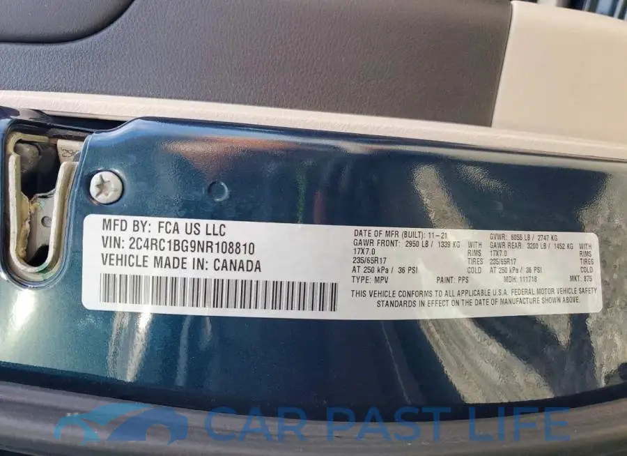2C4RC1BG9NR108810# 13