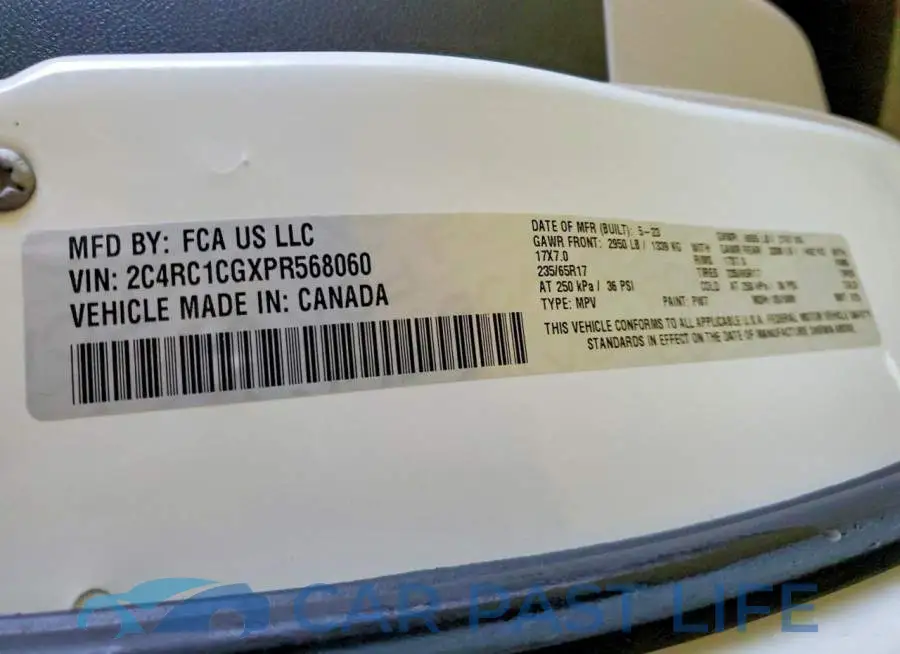 2C4RC1CGXPR568060# 14