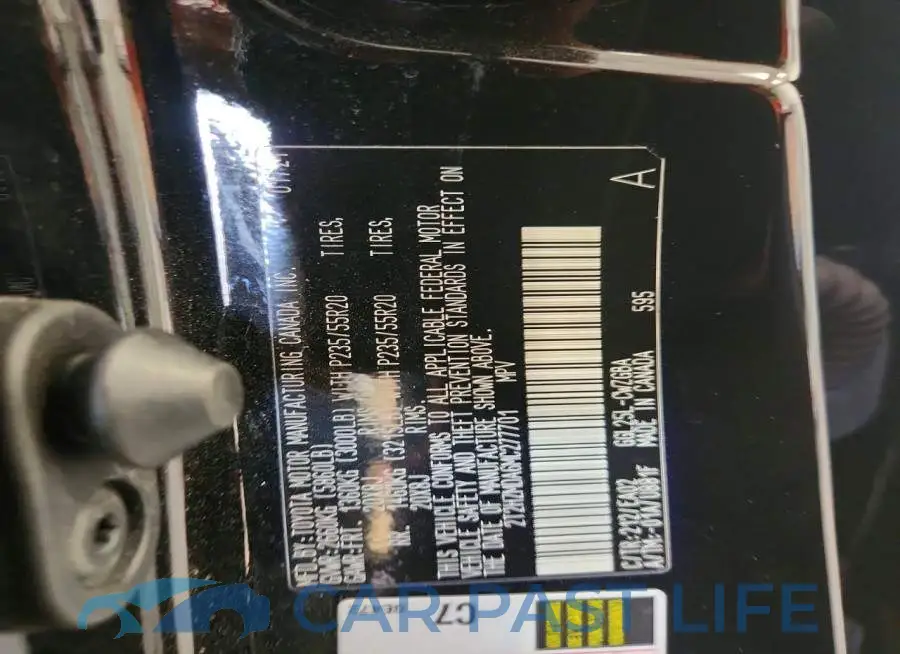 2T2HZMDA6MC277701# 13