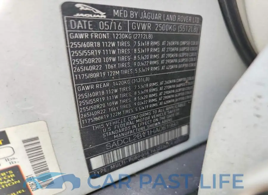 SADCL2BV1HA061991# 13