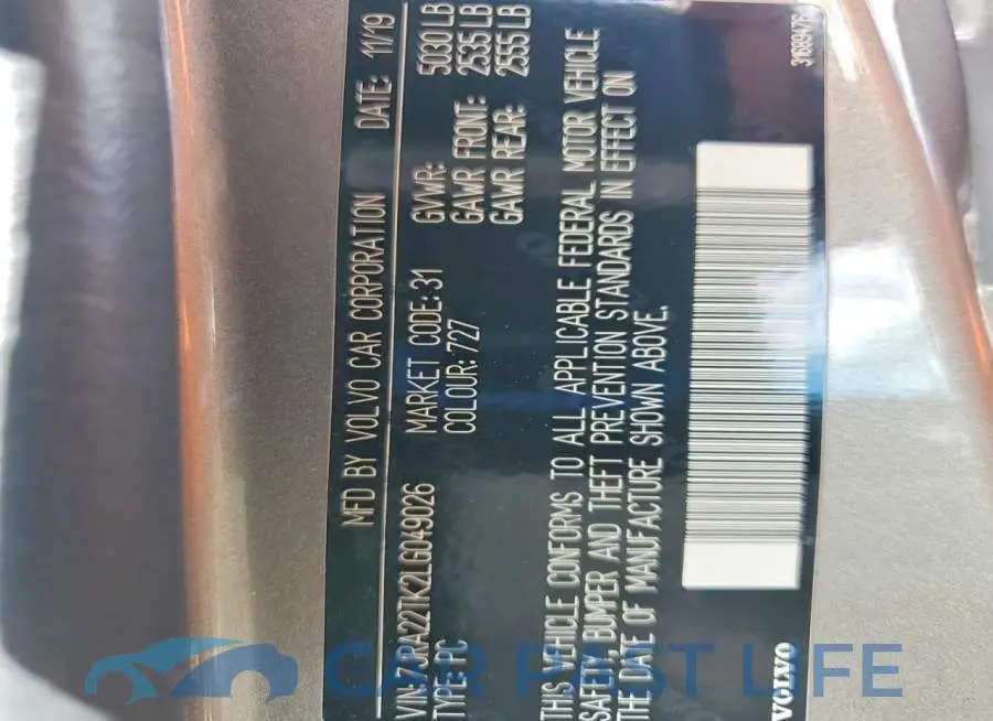 7JRA22TK2LG049026# 13