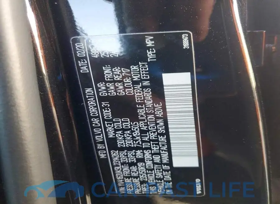 YV4162UK9L2314262# 12