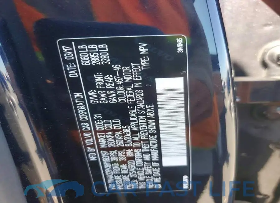 YV4A22PK8H1183197# 13