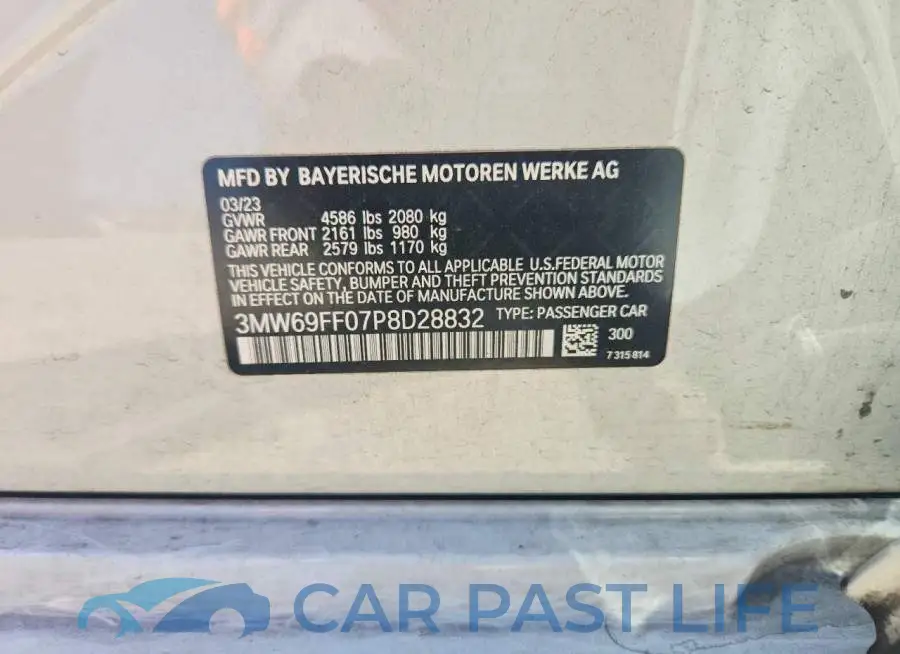 3MW69FF07P8D28832# 12