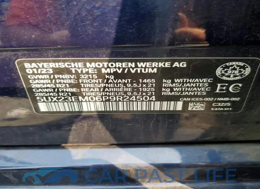 5UX23EM06P9R24504# 14