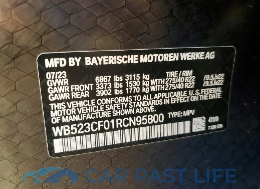 WB523CF01RCN95800# 14