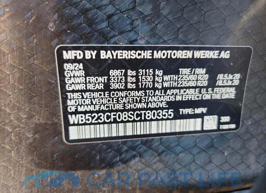 WB523CF08SCT80355# 13