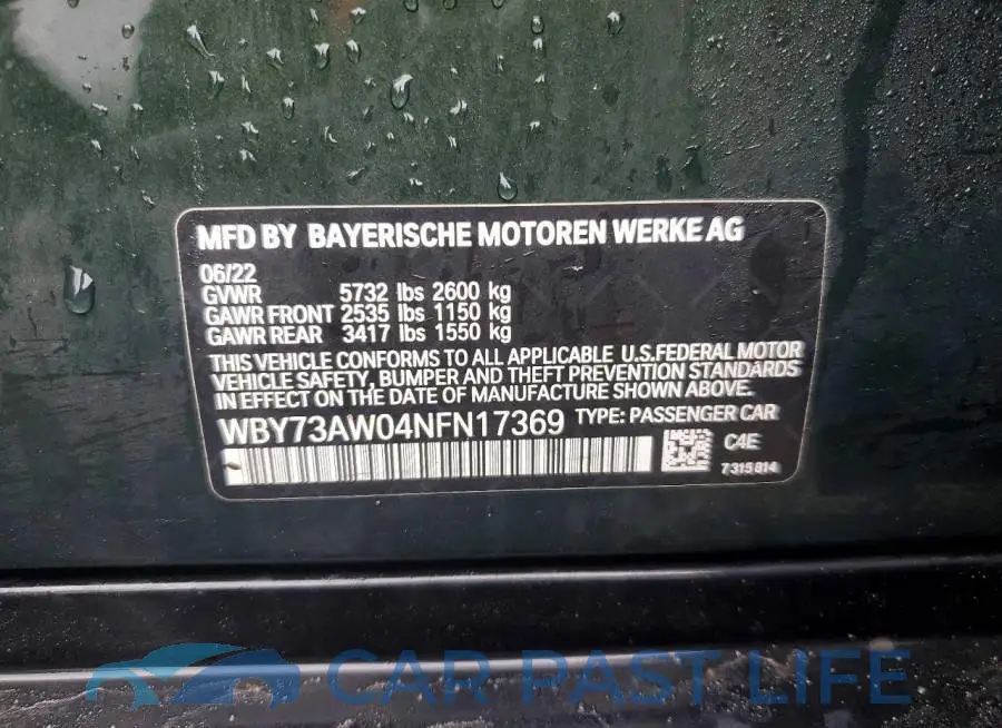 WBY73AW04NFN17369# 12
