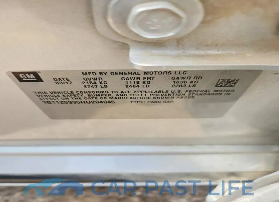 1G11Z5S35HU204045# 12