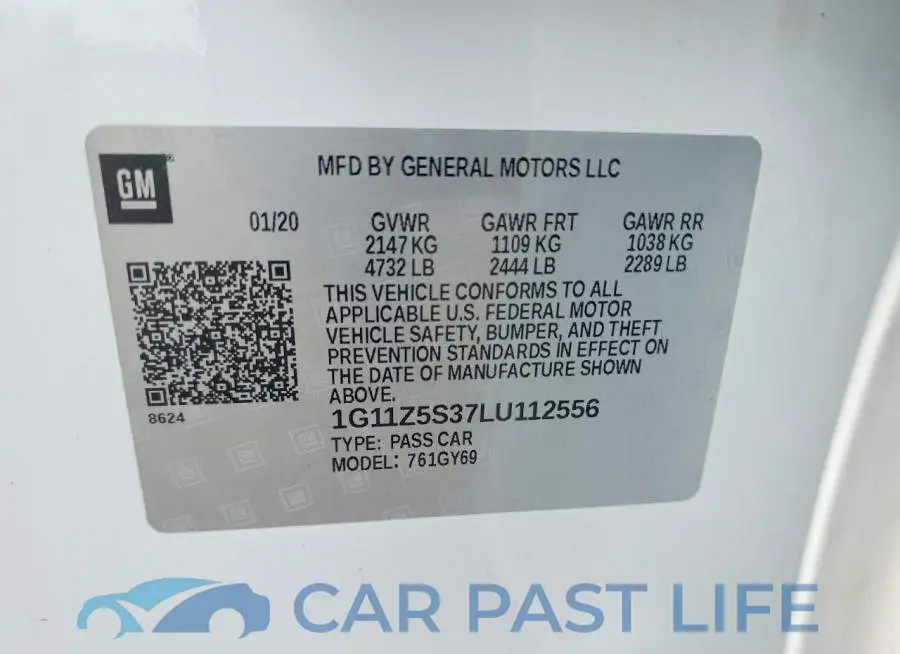 1G11Z5S37LU112556# 13