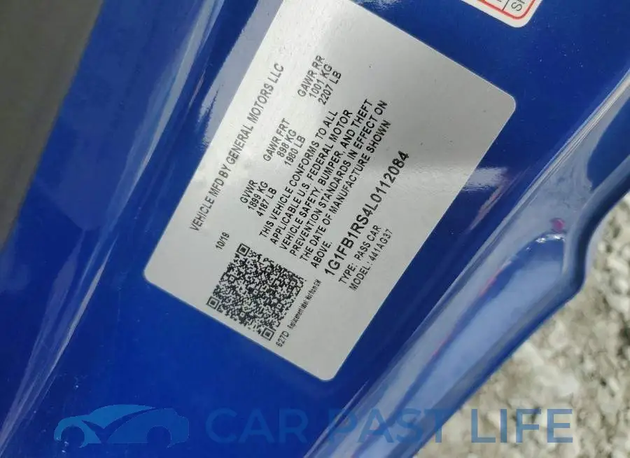 1G1FB1RS4L0112084# 12