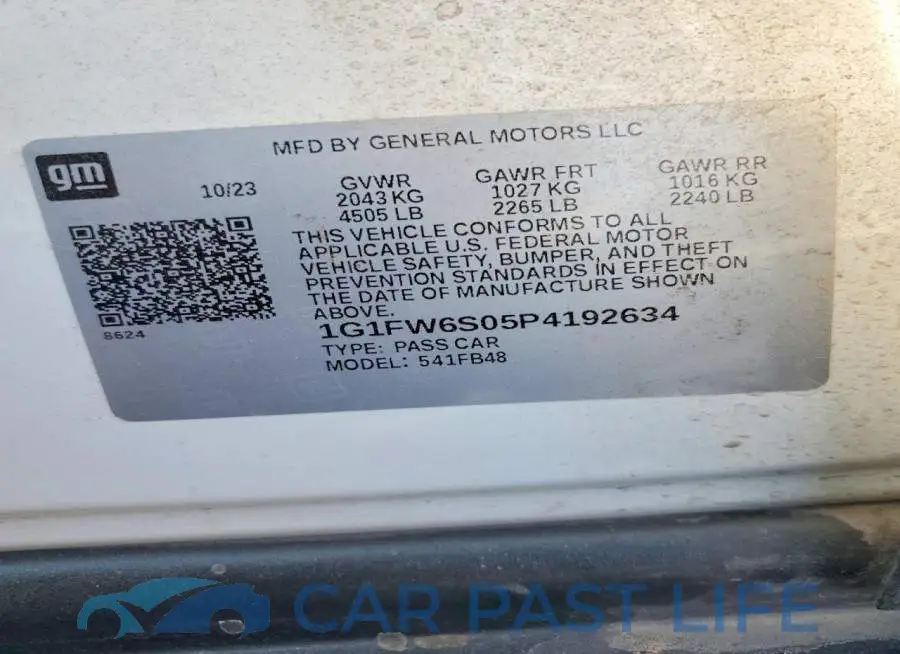 1G1FW6S05P4192634# 13