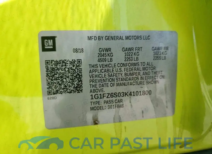 1G1FZ6S03K4101800# 12