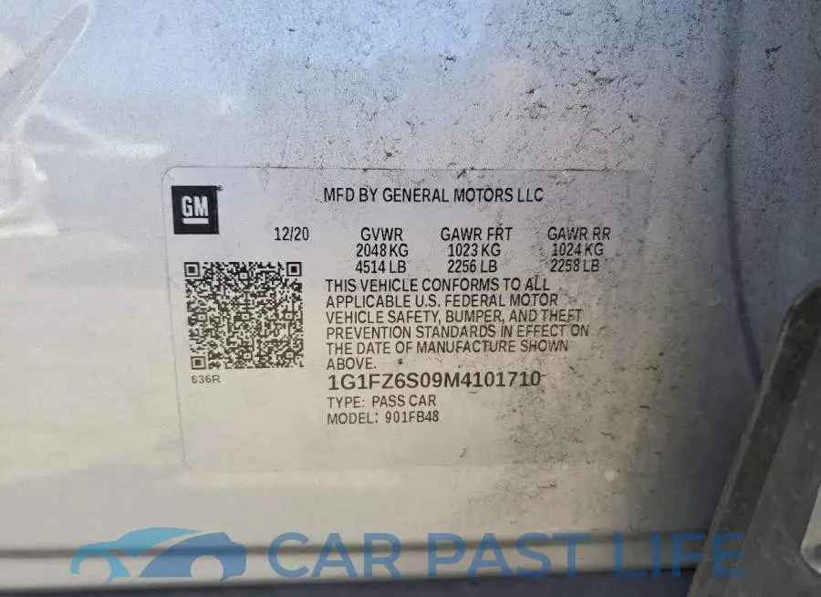 1G1FZ6S09M4101710# 12