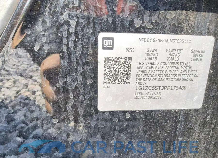 1G1ZC5ST3PF176480# 12
