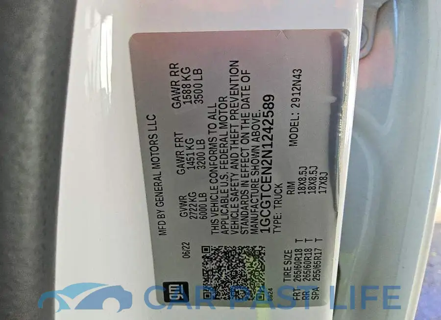 1GCGTCEN2N1242589# 13