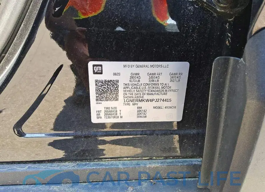 1GNERMKW4PJ274415# 13