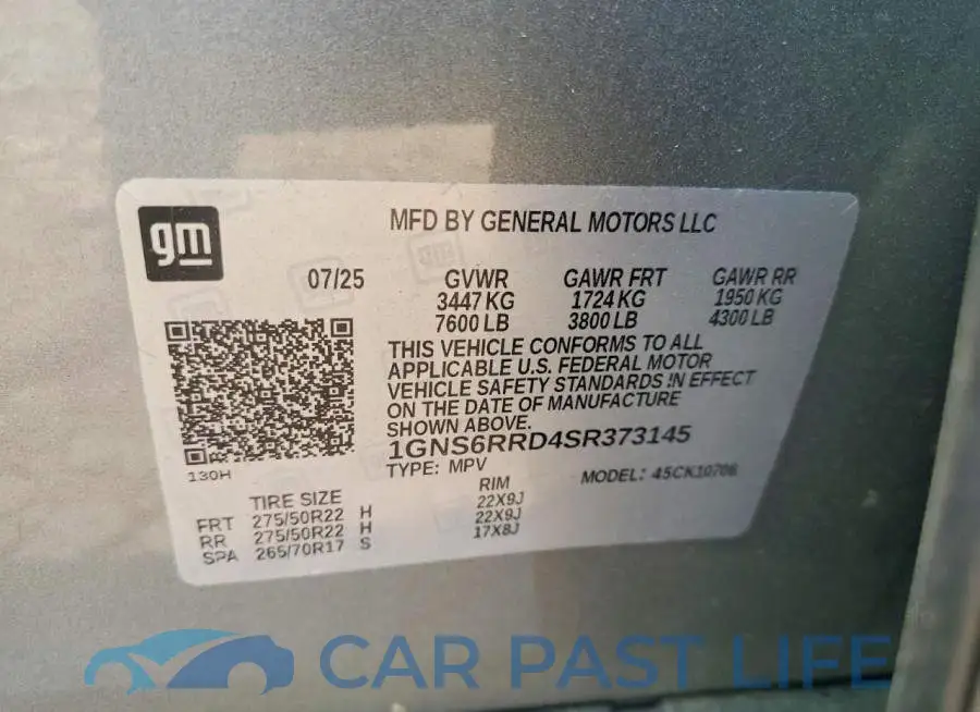 1GNS6RRD4SR373145# 13
