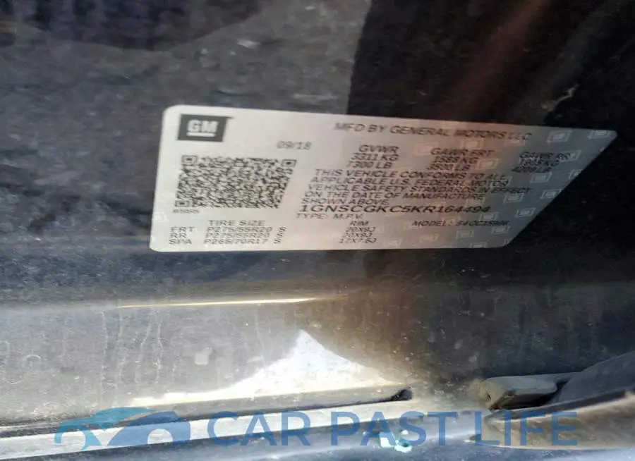 1GNSCGKC5KR164494# 14
