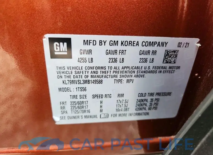 KL79MVSL3MB149588# 13