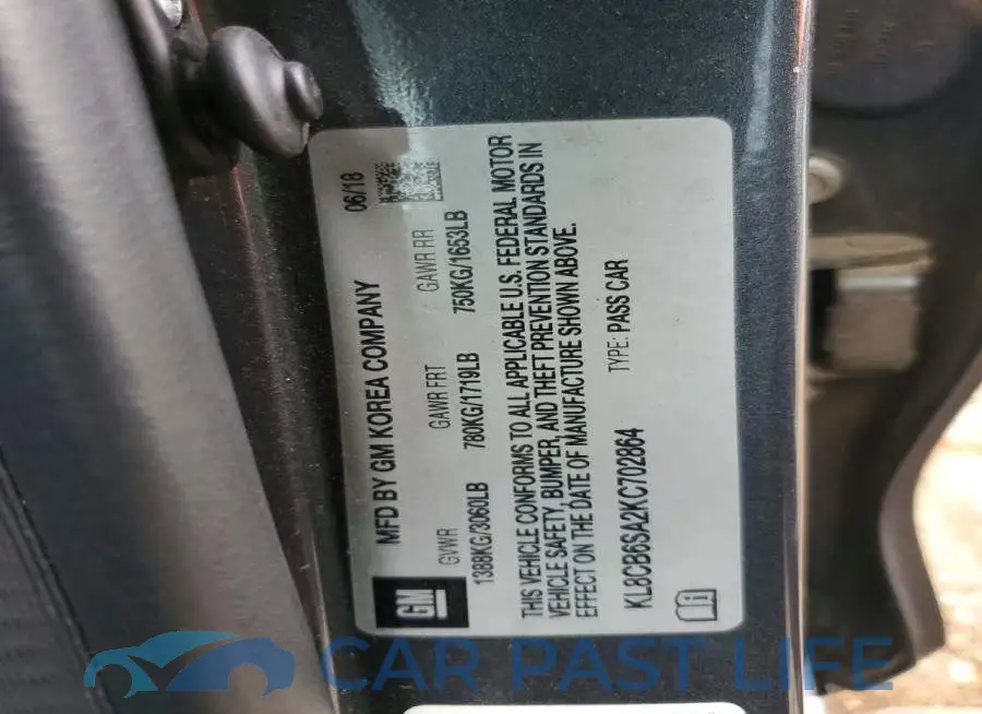 KL8CB6SA2KC702864# 12