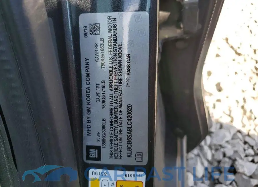 KL8CB6SA8LC420620# 14