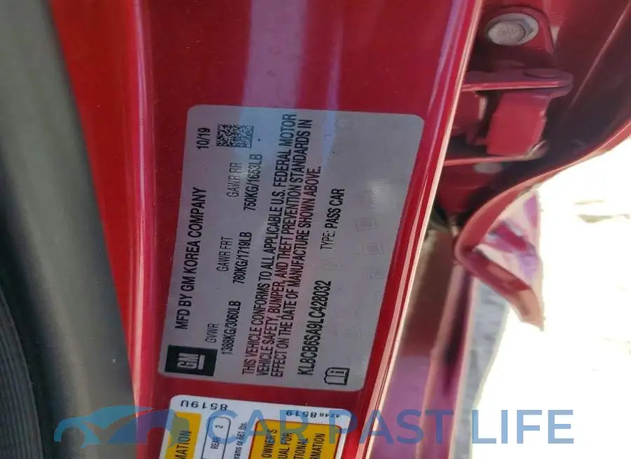 KL8CB6SA9LC428032# 12