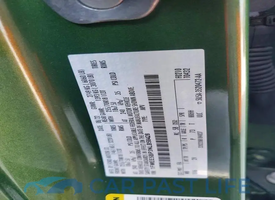 1FMEE5BP3NLB58428# 14