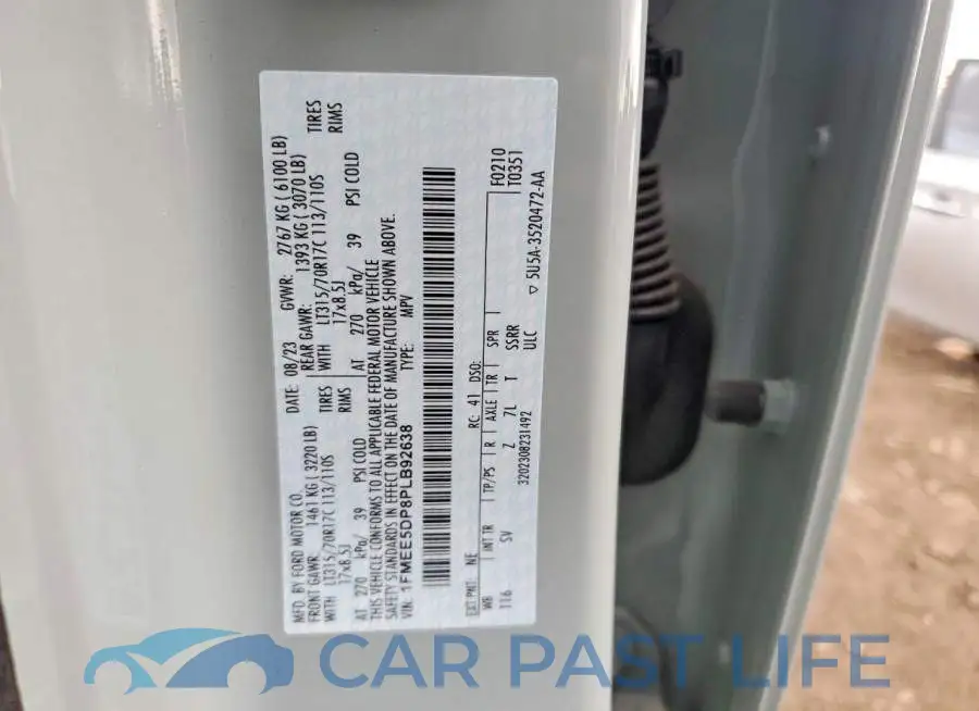 1FMEE5DP8PLB92638# 12