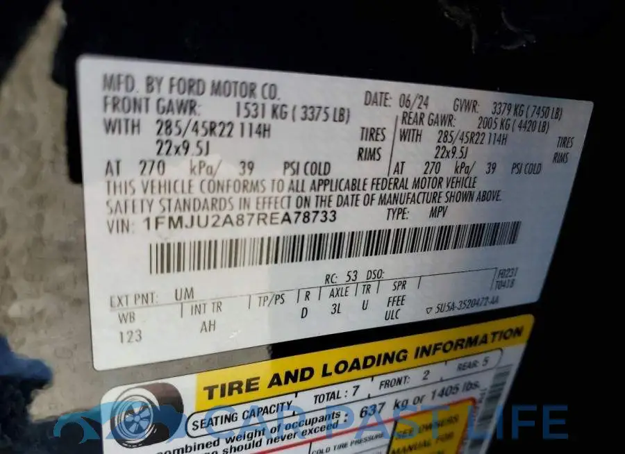 1FMJU2A87REA78733# 13