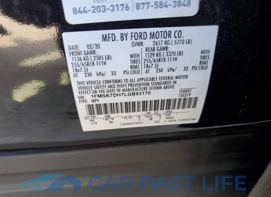 1FMSK7DH7LGB93170# 13