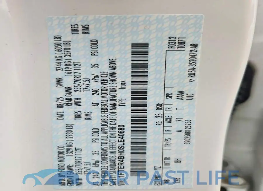 1FTER4BH0SLE40680# 12