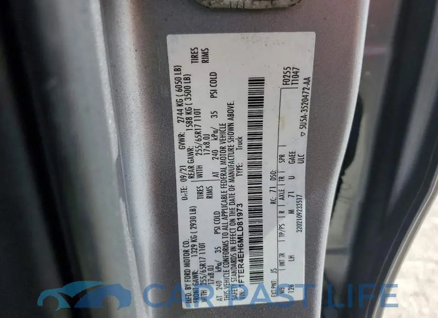 1FTER4EH6MLD81973# 13