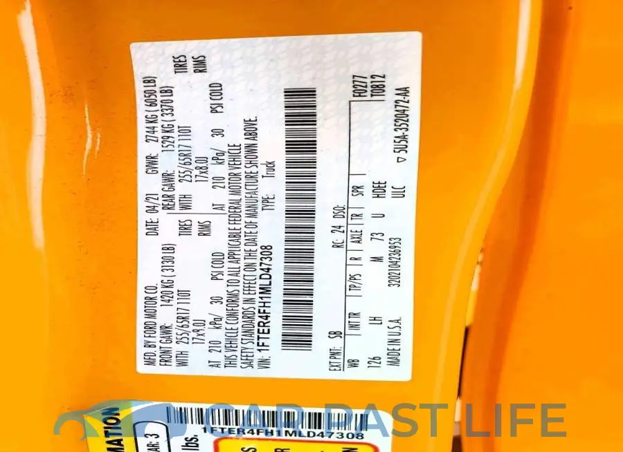 1FTER4FH1MLD47308# 12