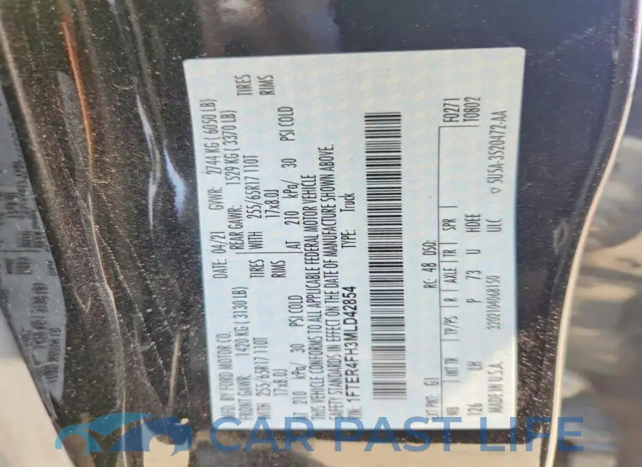 1FTER4FH3MLD42854# 12