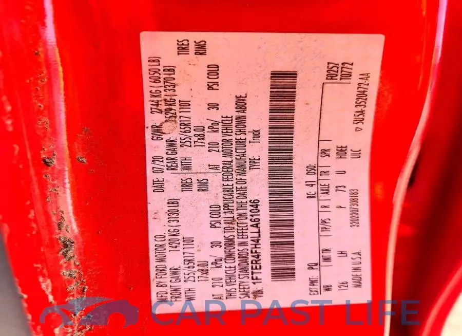 1FTER4FH4LLA61046# 12