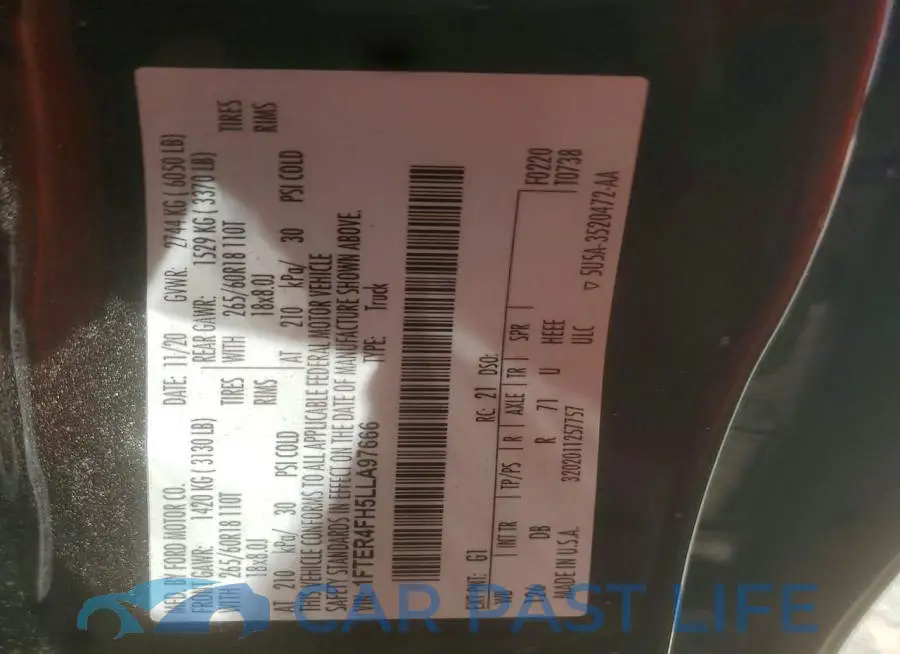 1FTER4FH5LLA97666# 12