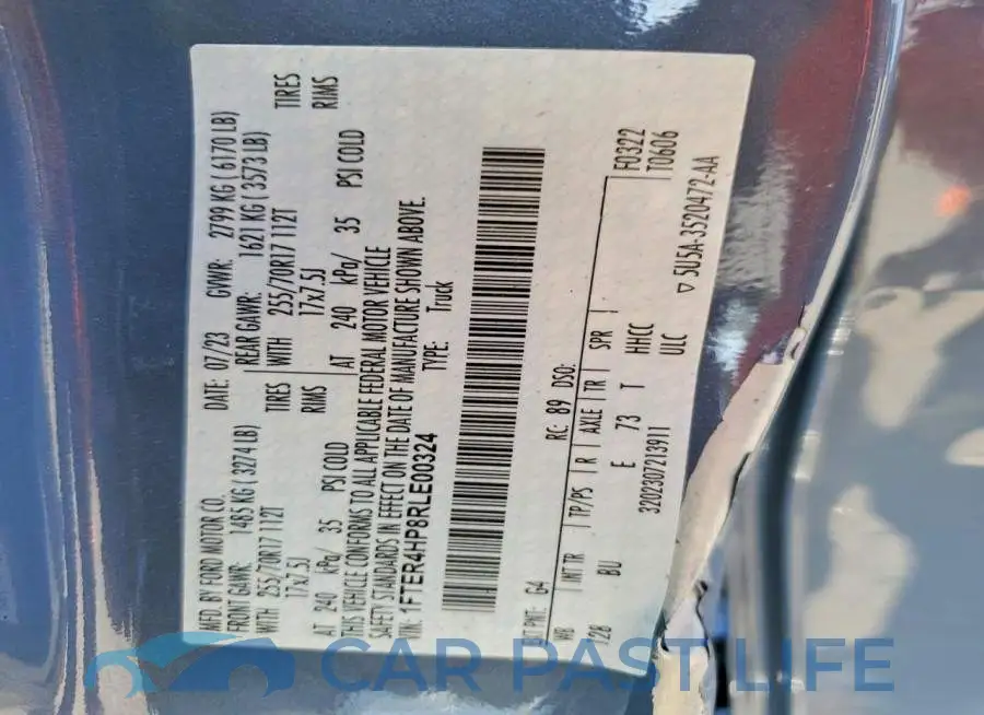 1FTER4HP8RLE00324# 13
