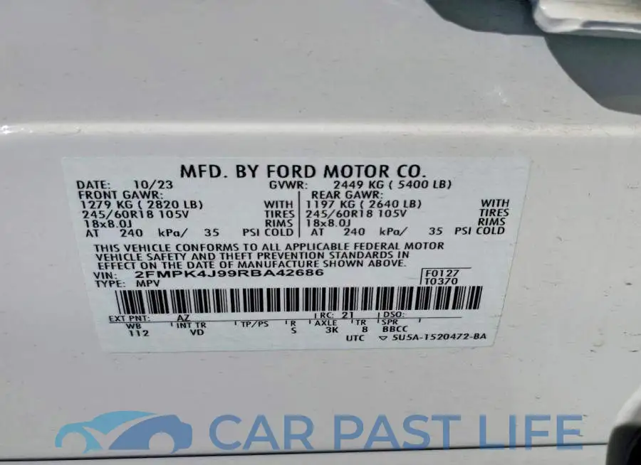 2FMPK4J99RBA42686# 14