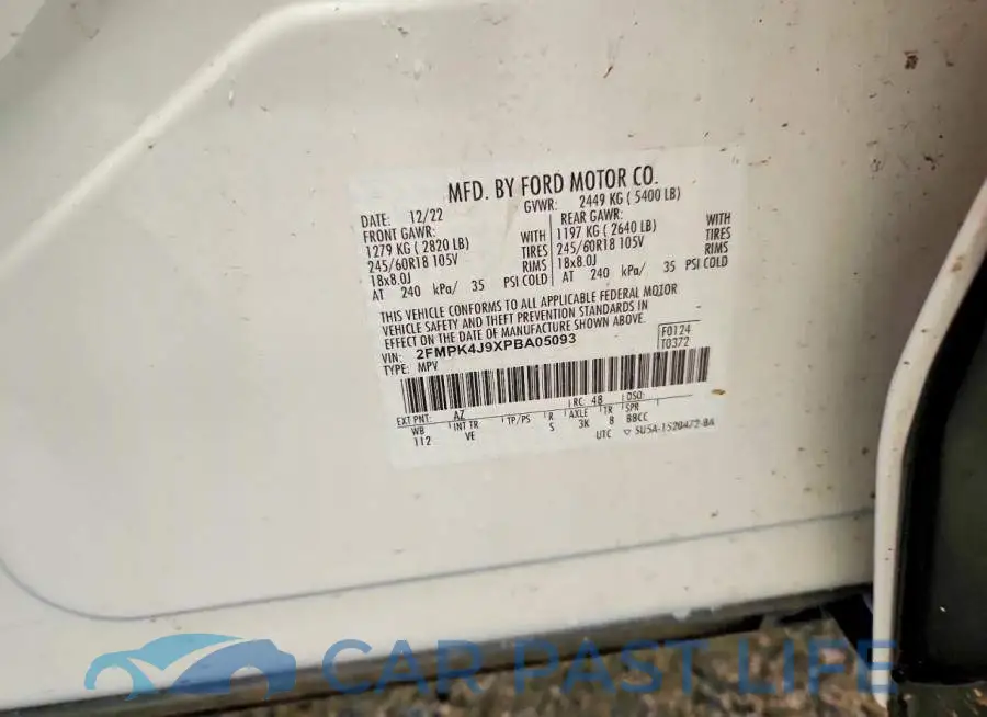 2FMPK4J9XPBA05093# 13