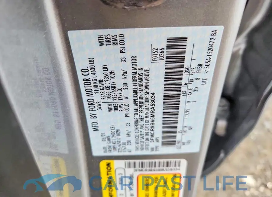 3FMCR9B65MRA58034# 13
