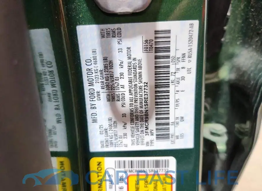 3FMCR9BN1SRE37732# 13