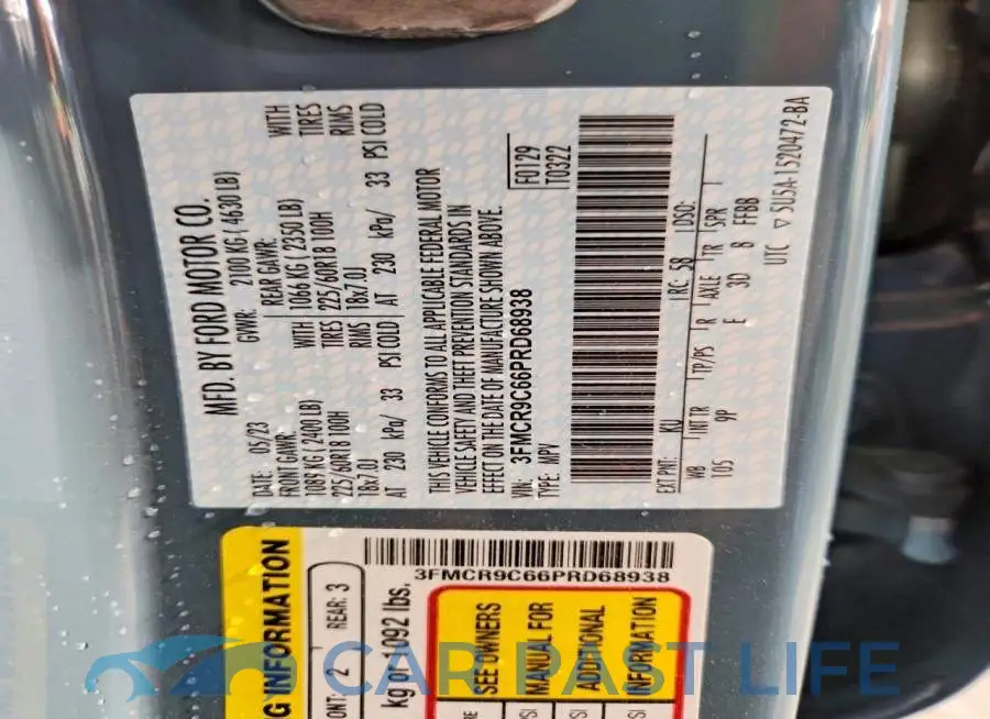 3FMCR9C66PRD68938# 13