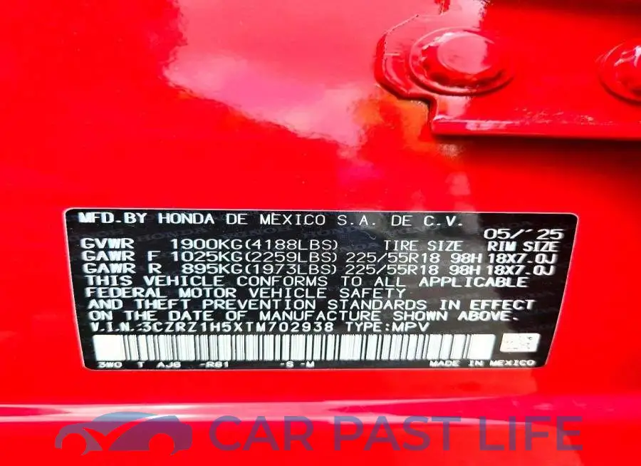 3CZRZ1H5XTM702938# 13