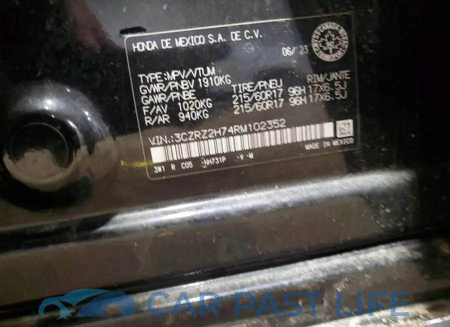 3CZRZ2H74RM102352# 13