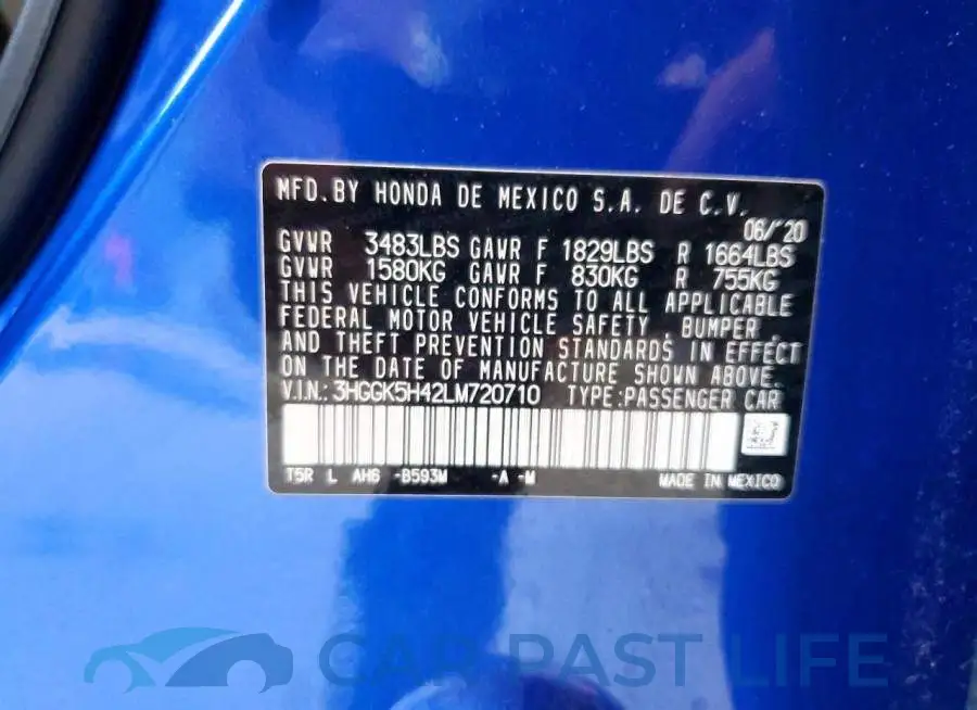 3HGGK5H42LM720710# 12