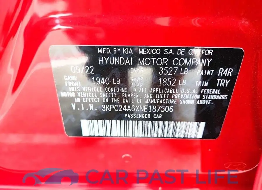 3KPC24A6XNE187506# 13