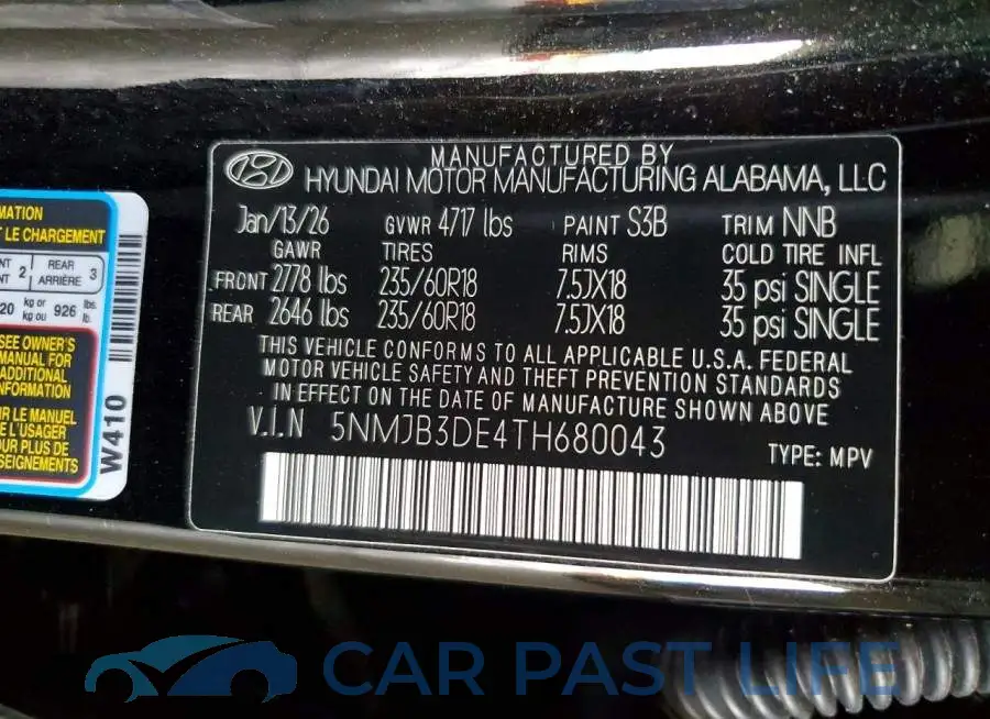 5NMJB3DE4TH680043# 13