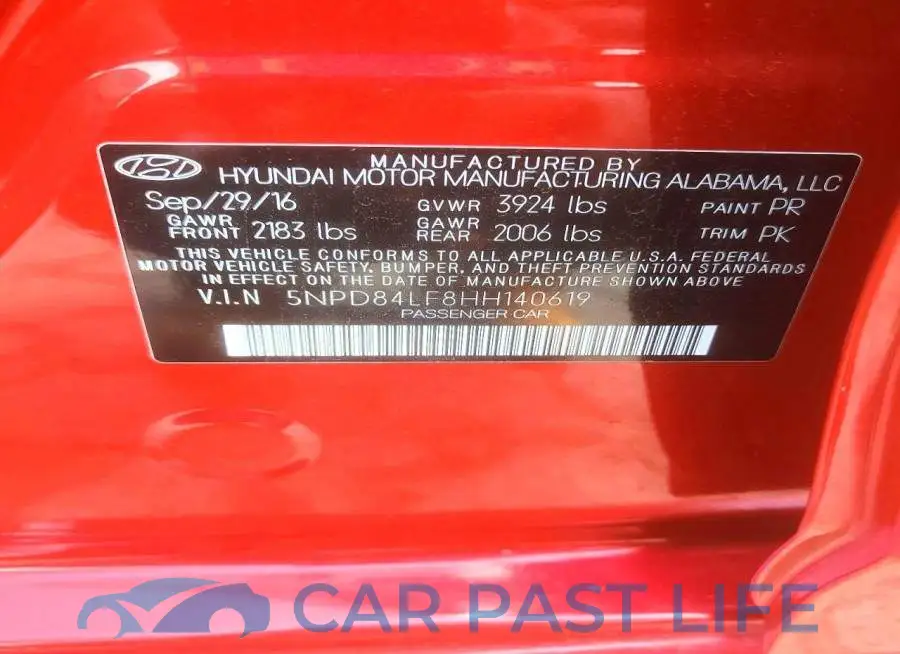 5NPD84LF8HH140619# 12