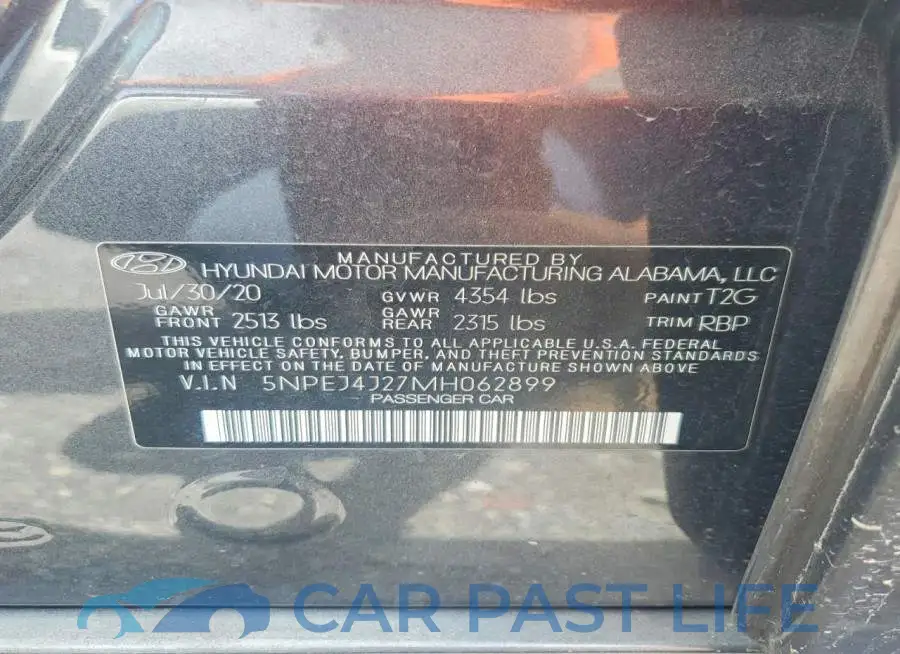 5NPEJ4J27MH062899# 13